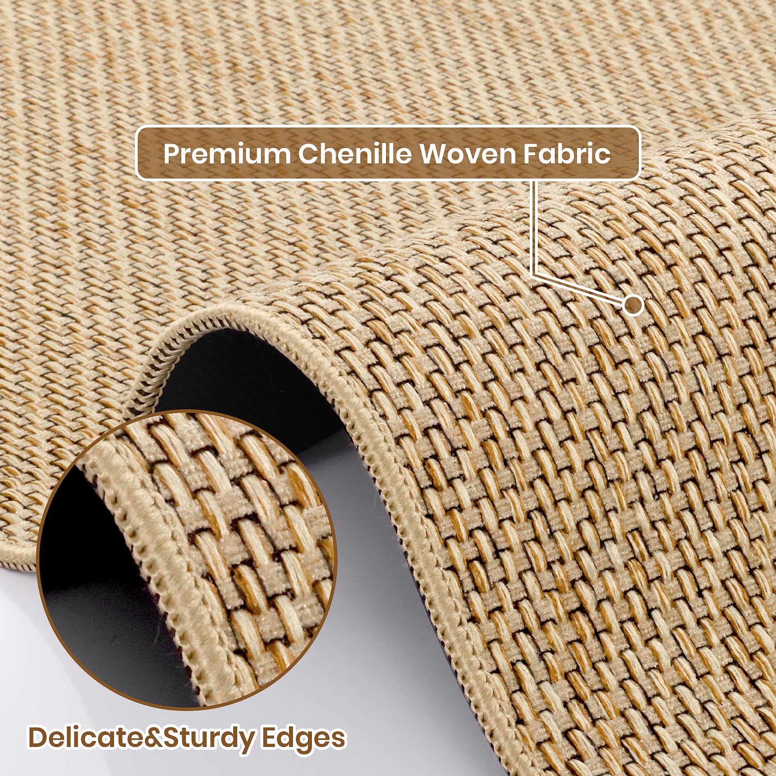 SofterCharm chenille fabric close-up showing soft texture and durability