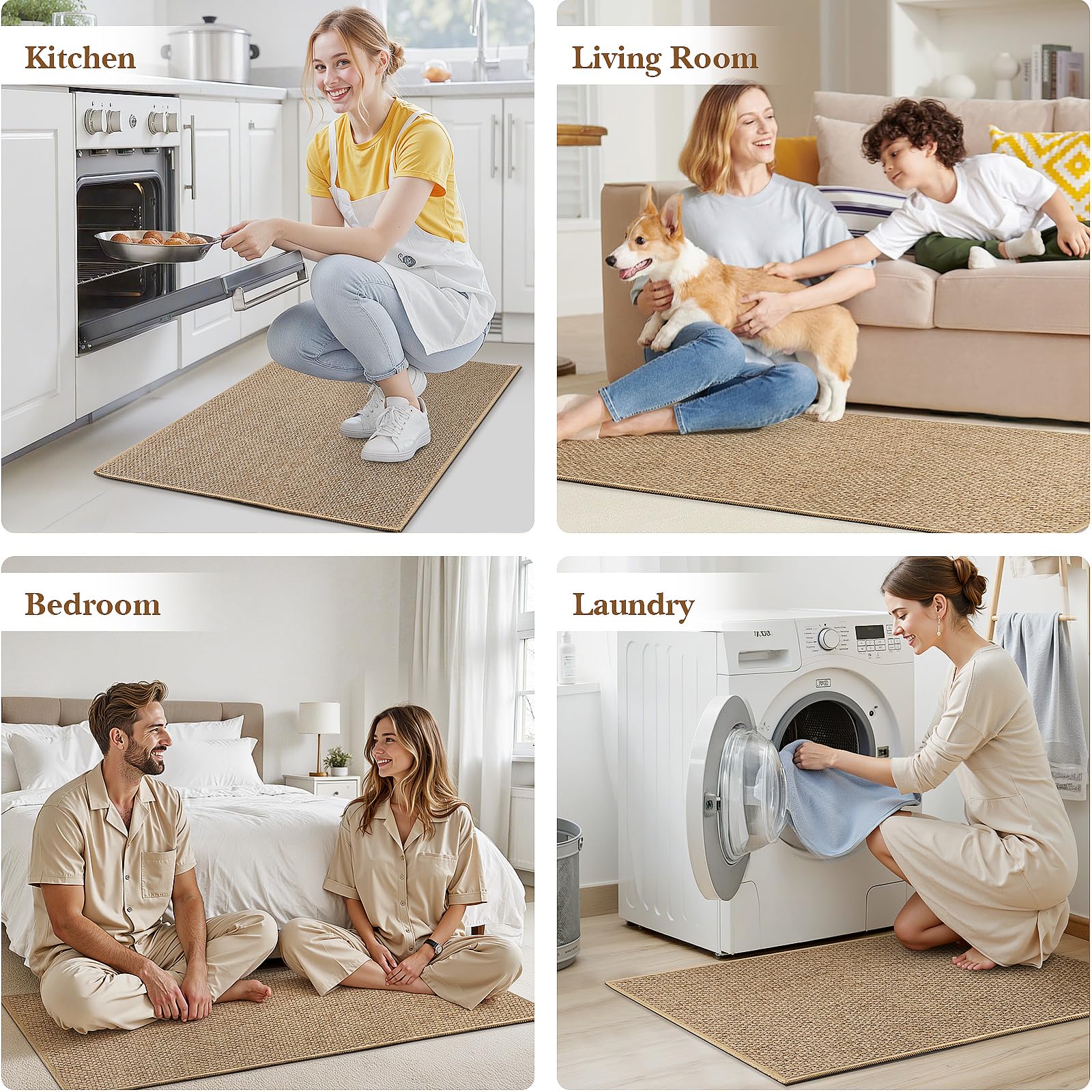 SofterCharm front-of-sink setup protecting floors from splashes
