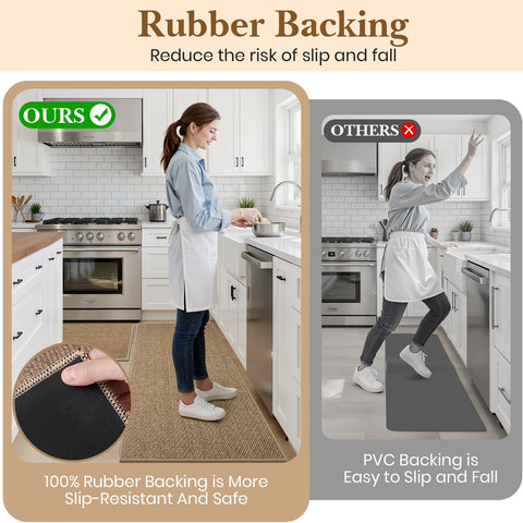 SofterCharm machine-washable mat being washed for easy care