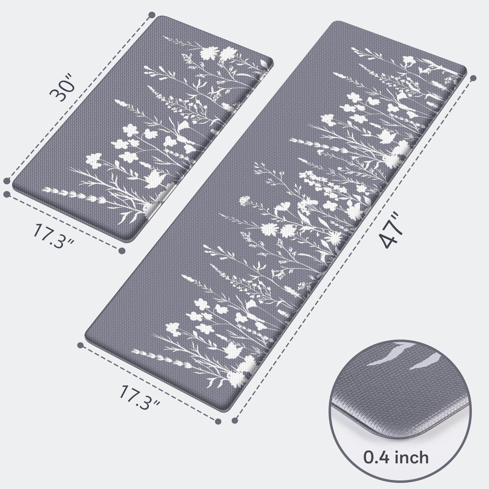 SofterCharm cushioned-foam close-up showing soft padding for fatigue relief.