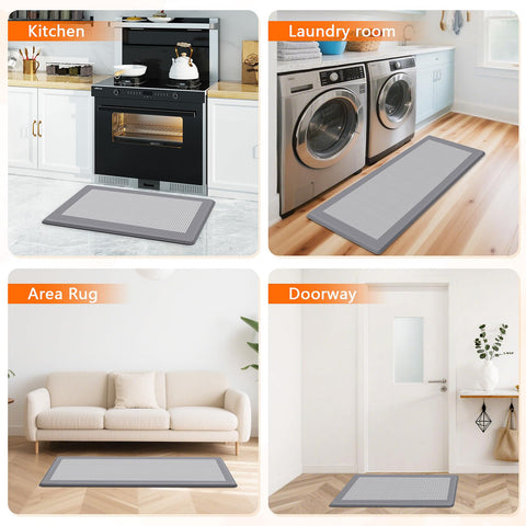 SofterCharm kitchen mat installed on floor showing setup in a kitchen