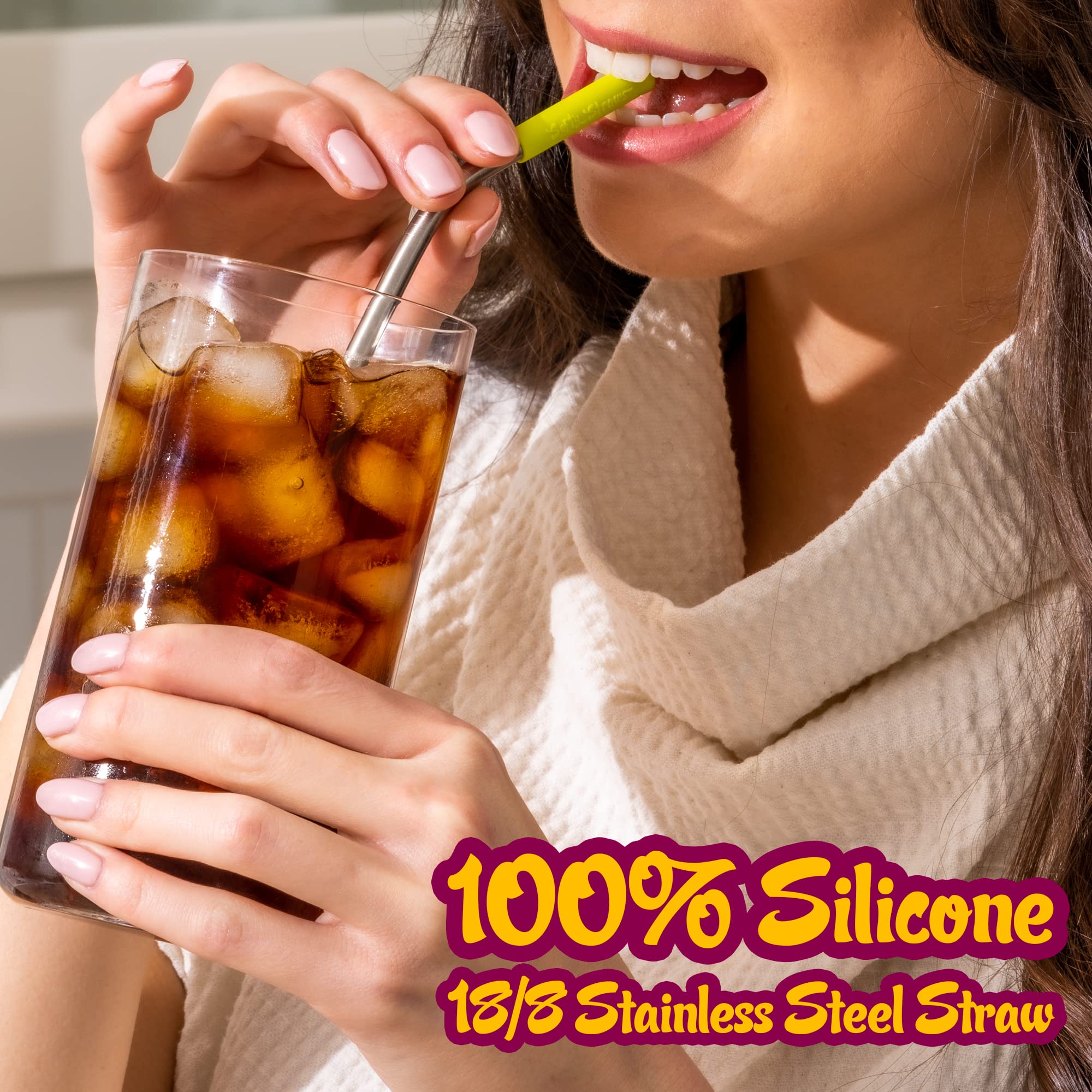 Softy Straws patented cleaning squeegee for interior cleaning