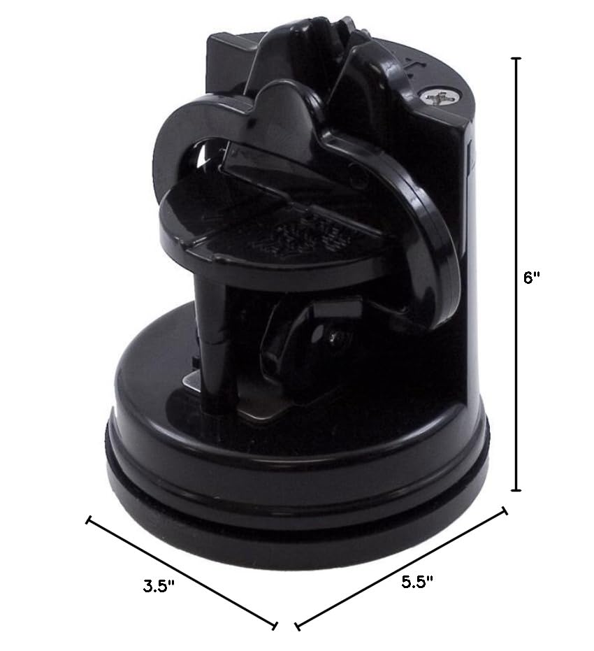 SOG Countertop Sharpener restoring knife-edge on a field knife.