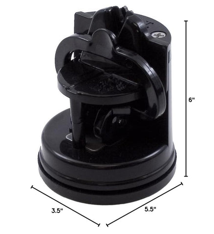 SOG Countertop Sharpener restoring knife-edge on a field knife.