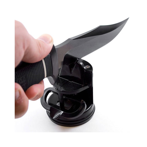 SOG Countertop Sharpener in a compact portable form ideal for travel and outdoor use.