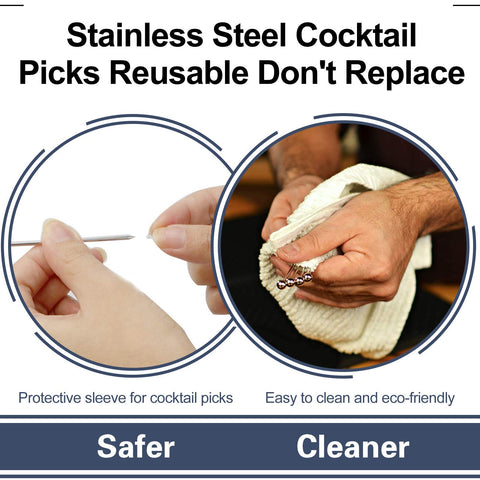 SOGEWO 6-inch cocktail picks elevate appetizers at parties and weddings.