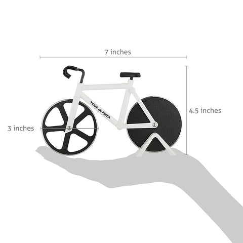 SOHO Kitchen Tour de Pizza Cutter, gift-ready design ideal for cyclists and pizza lovers.