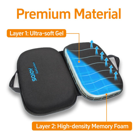 Sojoy iGelComfort breathable gel stays cool through extended seating sessions