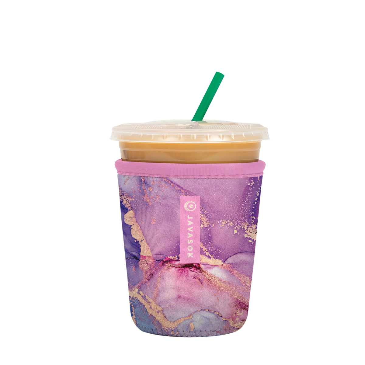 Sok It JavaSok Aurora Era sleeve 16-20oz keeps drinks cold and hands dry.