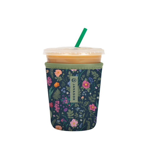 Sok It JavaSok Spring Noir sleeve shown from the front, keeps drinks cold and hands dry.