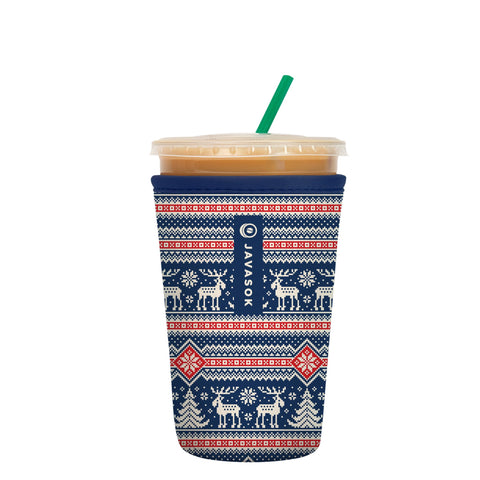 Sok It JavaSok iced coffee cup sleeve keeps drinks cold while hands stay warm