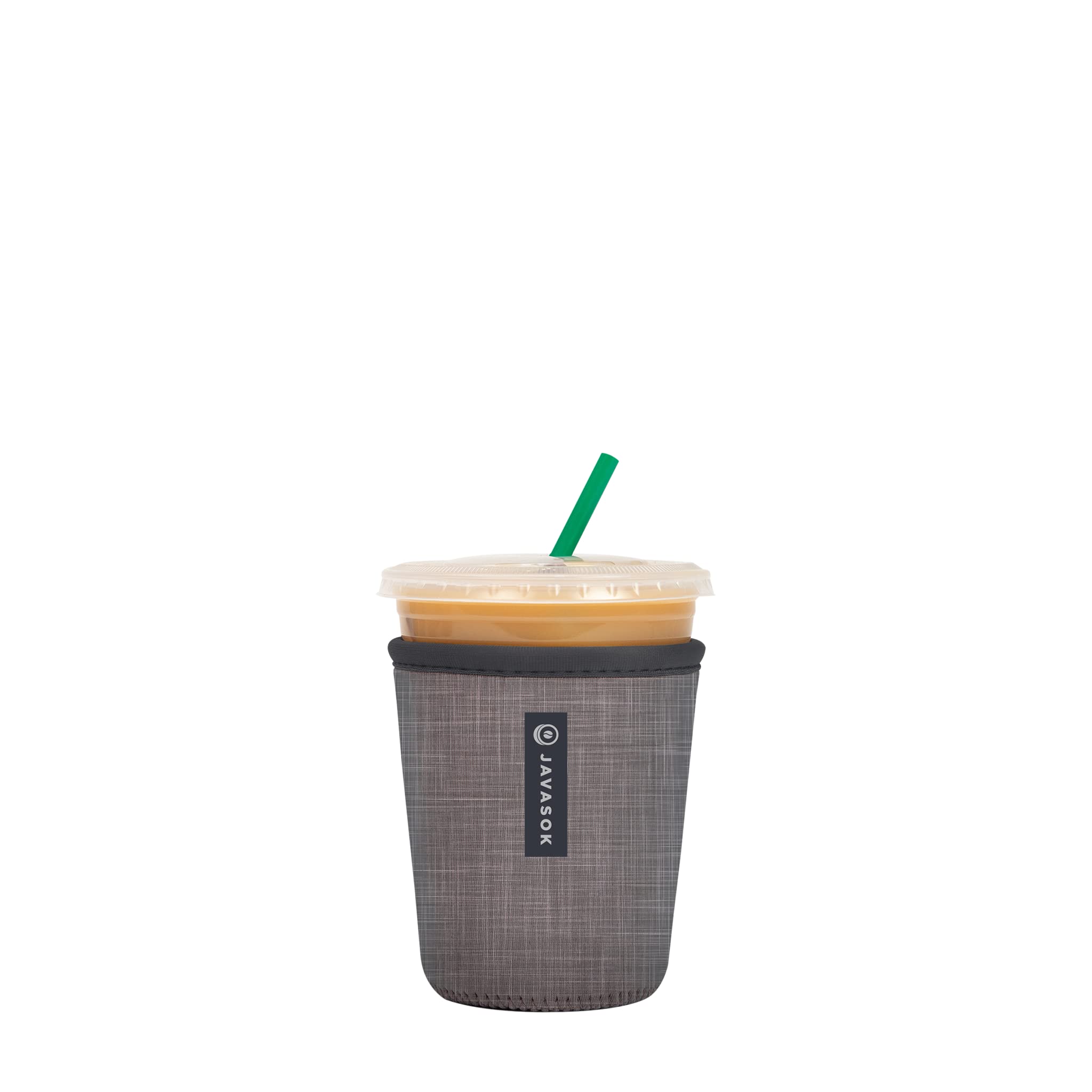 Sok It JavaSok insulated sleeve in anthracite keeps 16-20 oz drinks cold.