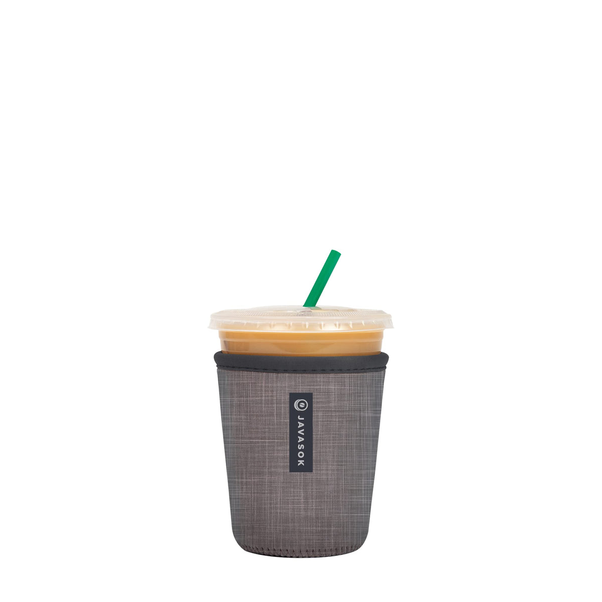 Sok It JavaSok insulated sleeve in anthracite keeps 16-20 oz drinks cold.