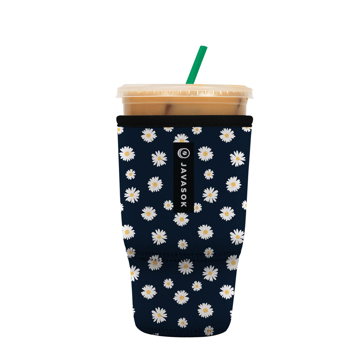 Sok It JavaSok insulated sleeve on large 30-32oz cup keeps drinks cold.