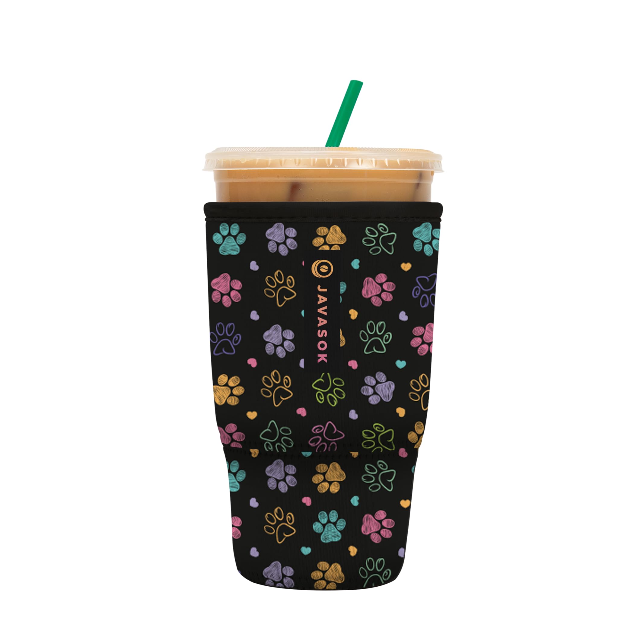 Sok It JavaSok iced coffee sleeve material highlights durable neoprene for everyday use.