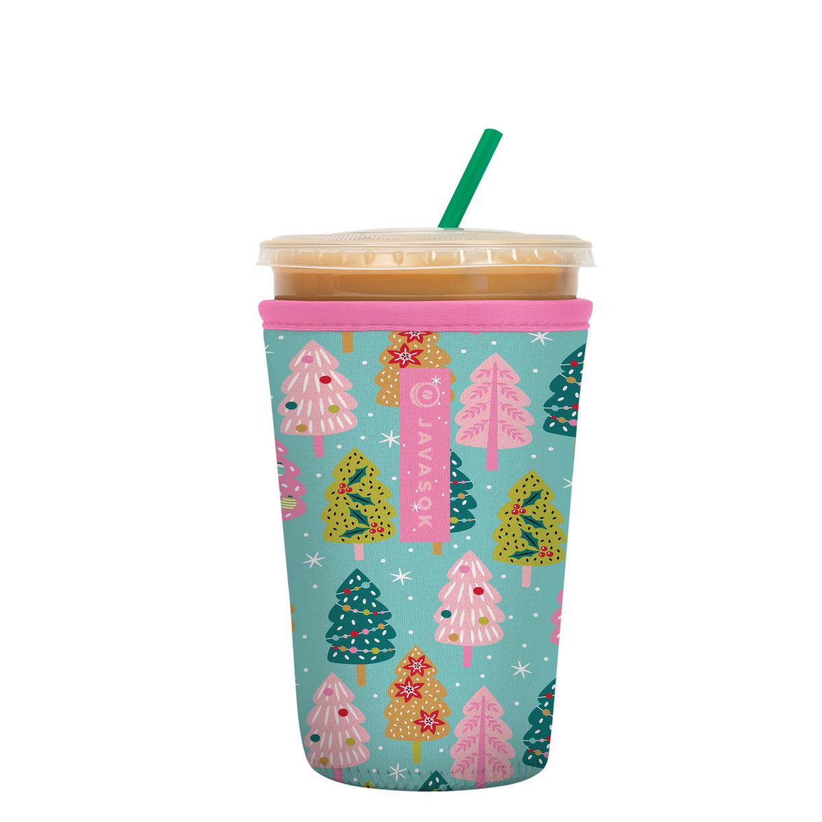 Sok It JavaSok Winter Magic sleeve keeps iced drinks cold and hands warm.