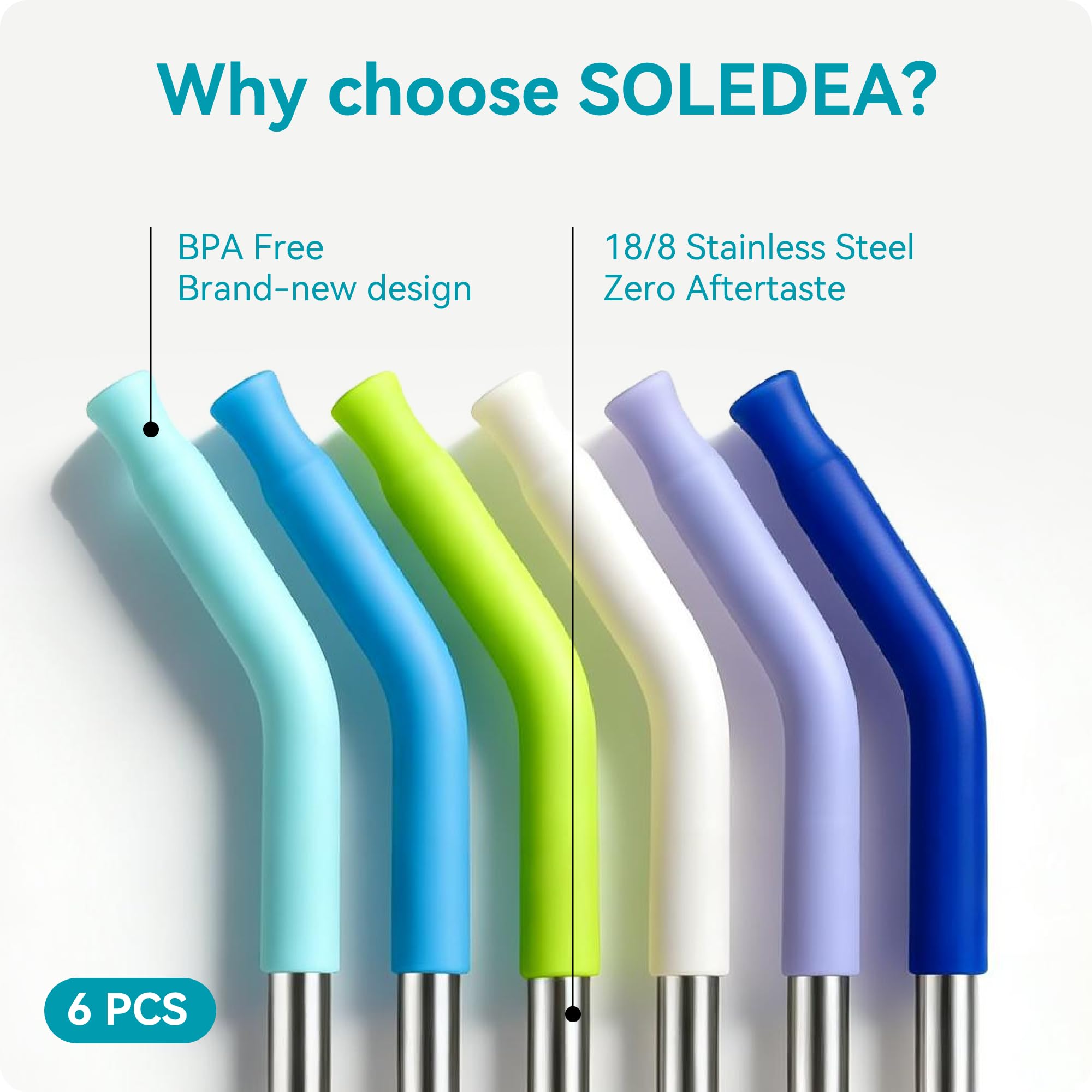 Soledea bottom sleeve protects the cup interior and reduces noise