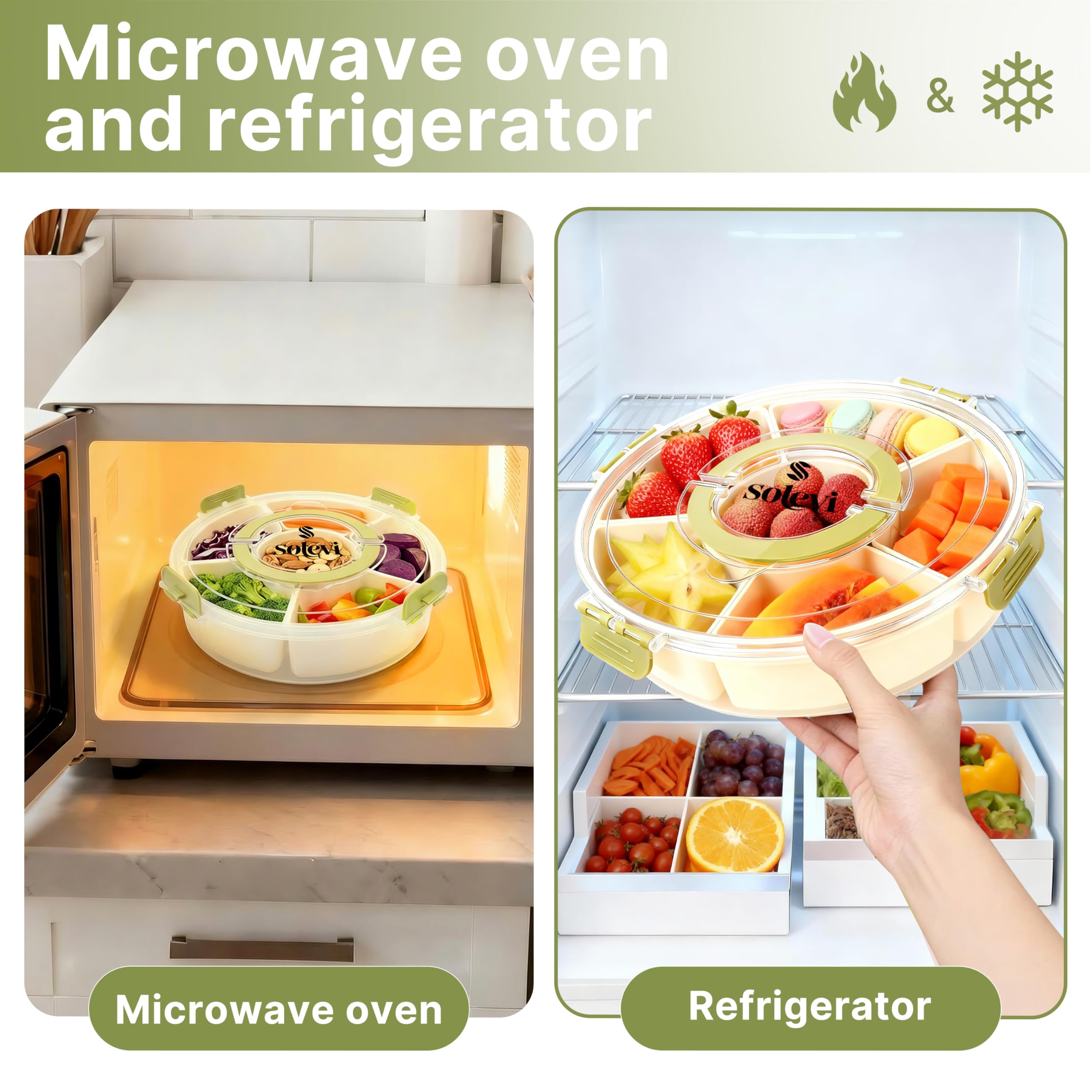 Solevi BPA-free material ensures durable, safe serving