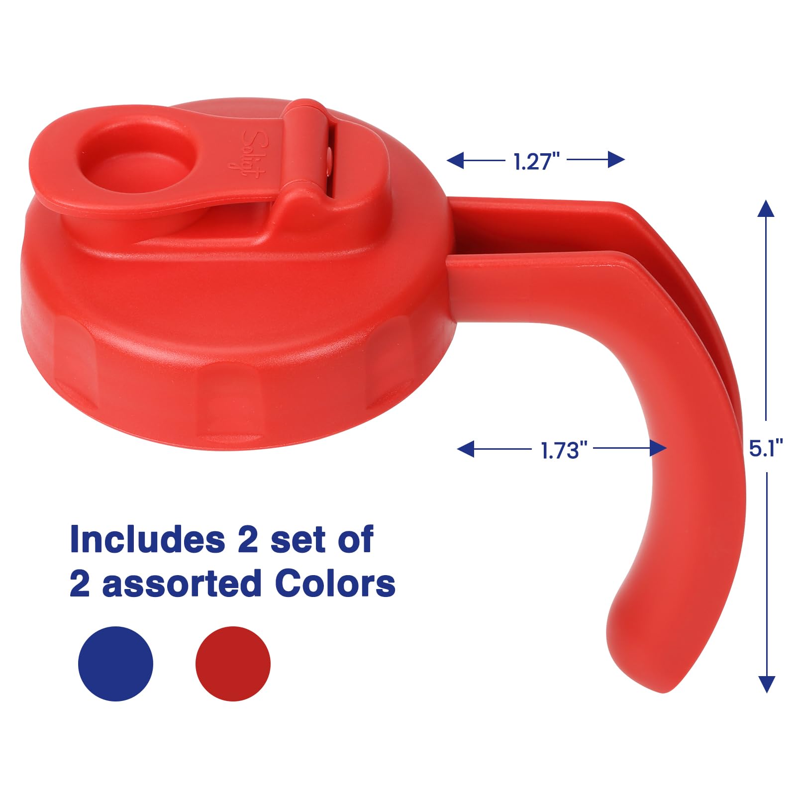 SOLIGT silicone gasket provides reliable airtight seal.