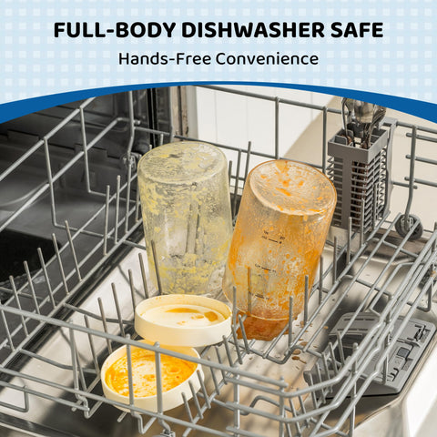 SOLIGT dishwasher-safe glass jars with clear, see-through design