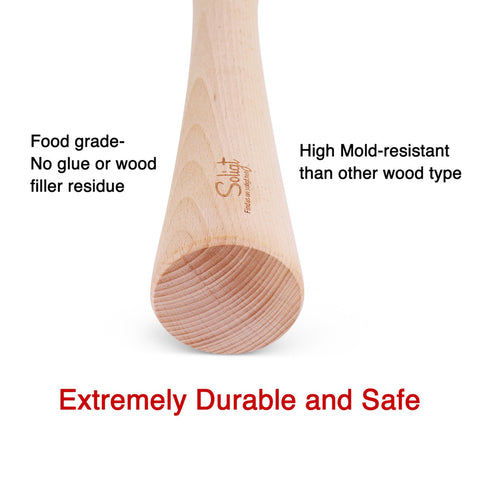 SOLIGT fido-jar-compatible pounder helps pack veggies in Fido jars safely.