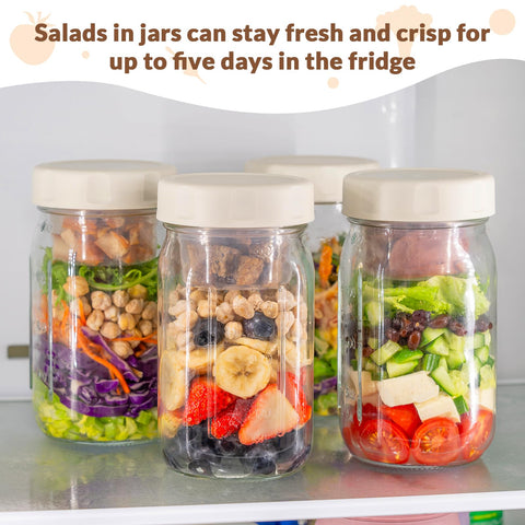 SOLIGT salad jar ideal for on-the-go lunches and fresh meals