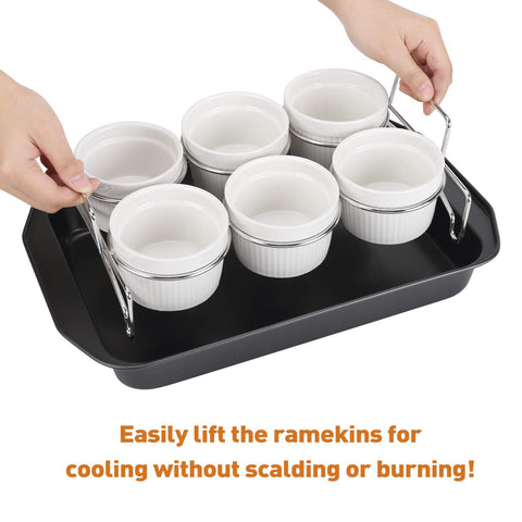 SOLIGT six ramekins offer generous servings in one batch