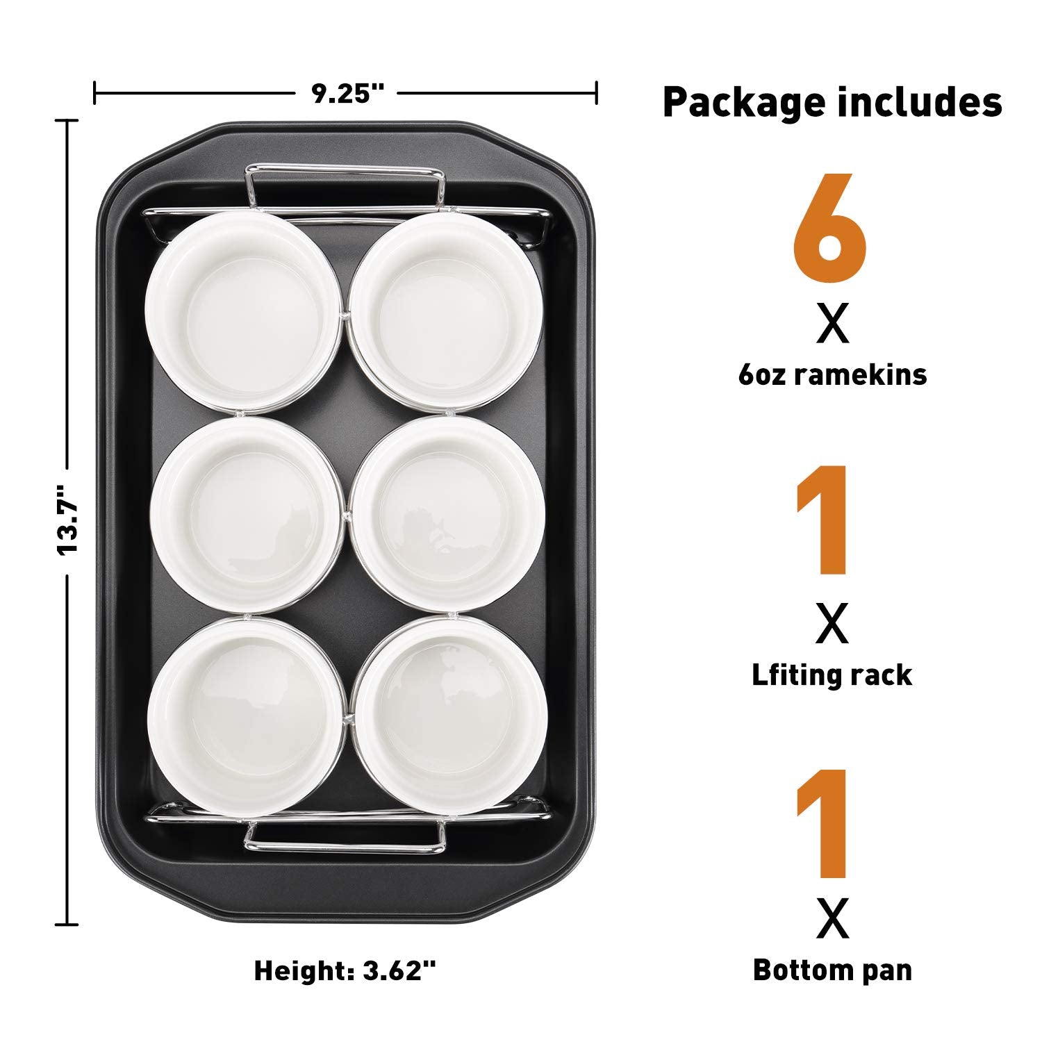 SOLIGT 304 stainless steel lifting rack for safe, easy handling