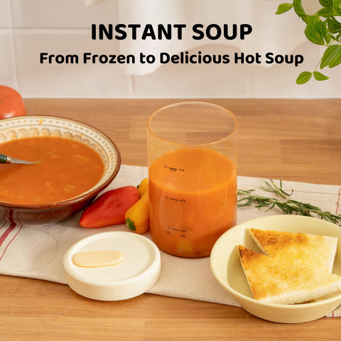 SOLIGT vented microwave-safe lid helps manage steam during reheating