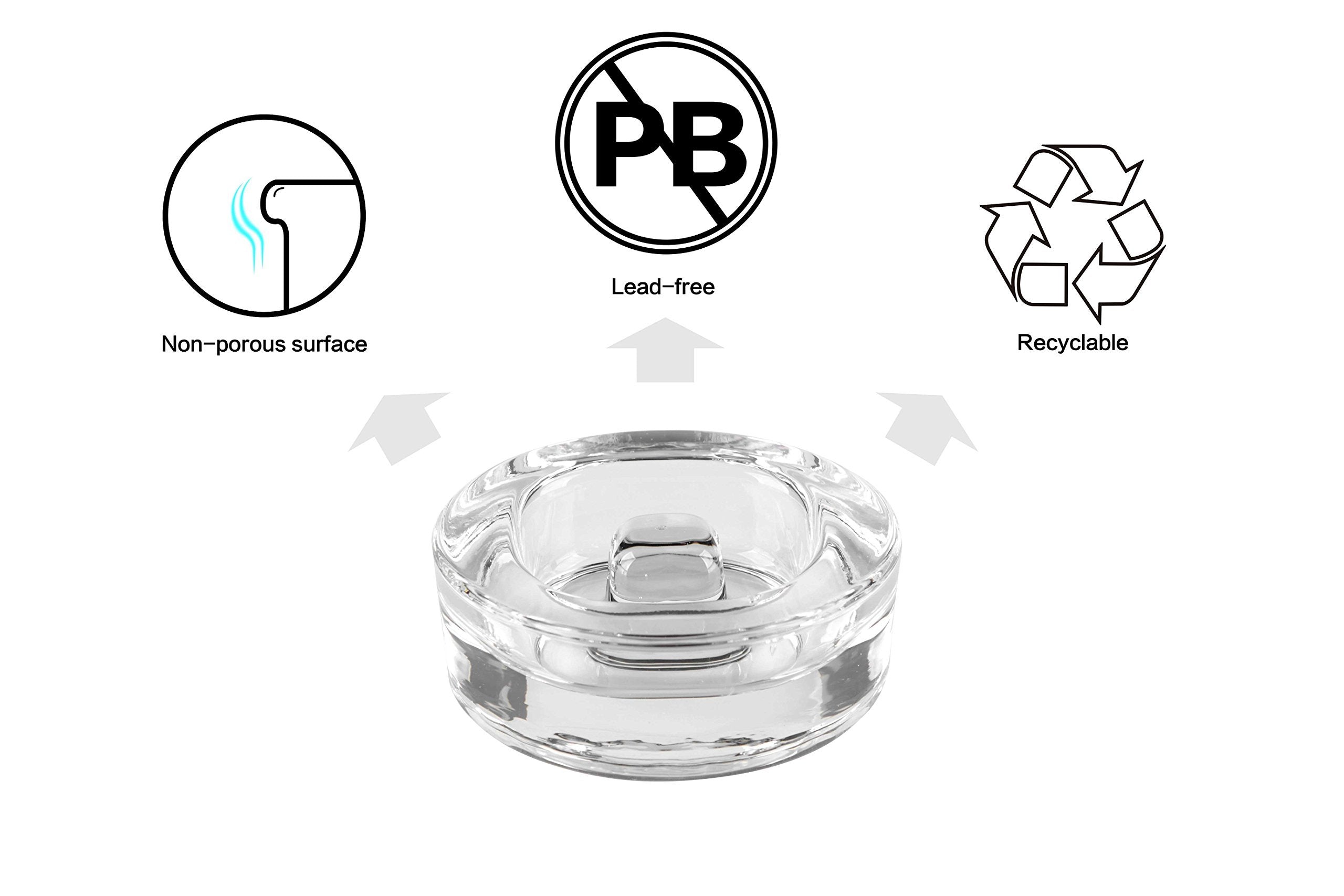 SOLIGT glass weights for wide-mouth jars keep veggies submerged in brine