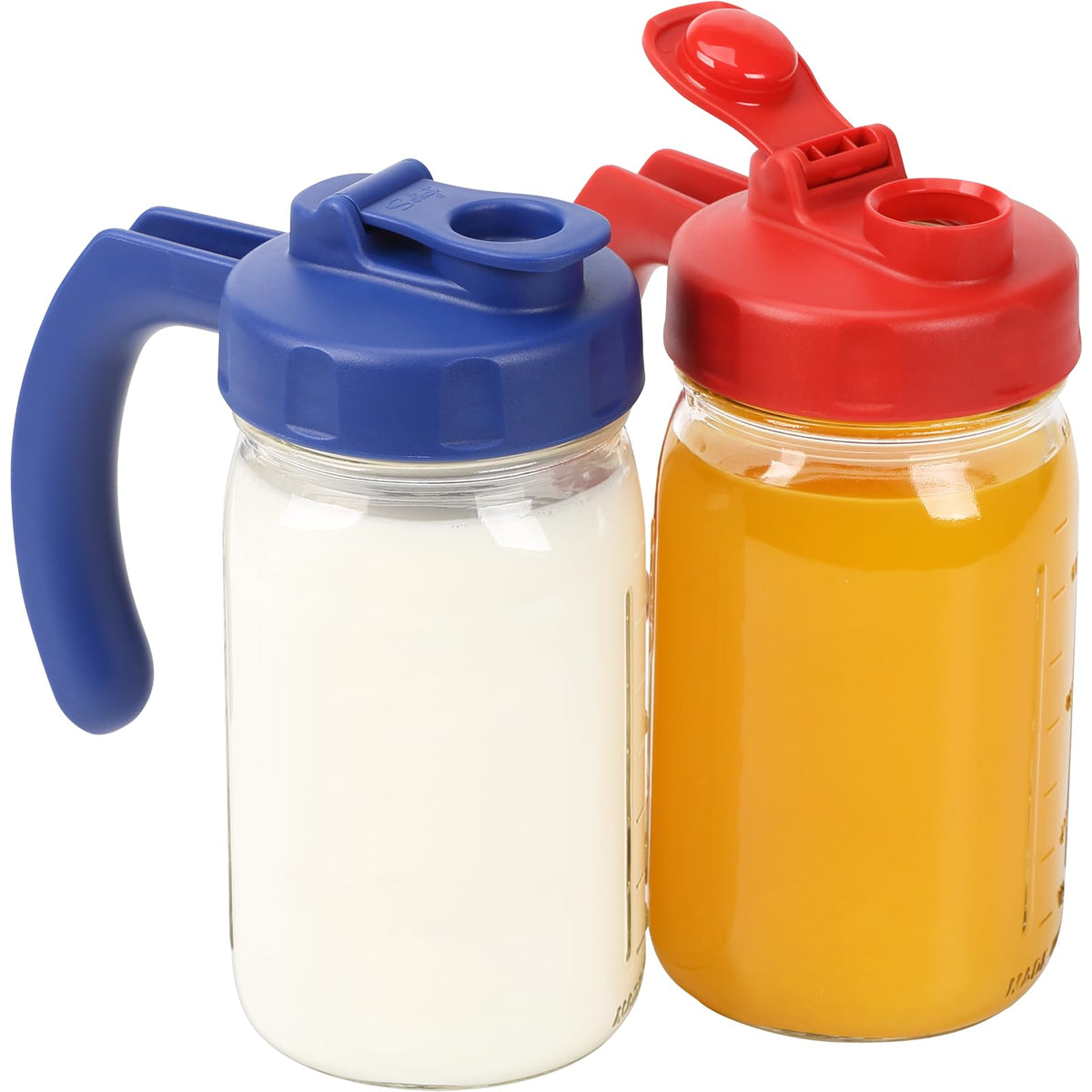 SOLIGT wide-mouth red flip-cap lid for secure, mess-free pouring.