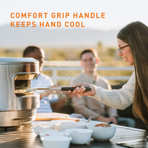 Solo Stove pizza turner in 304 stainless steel for durability