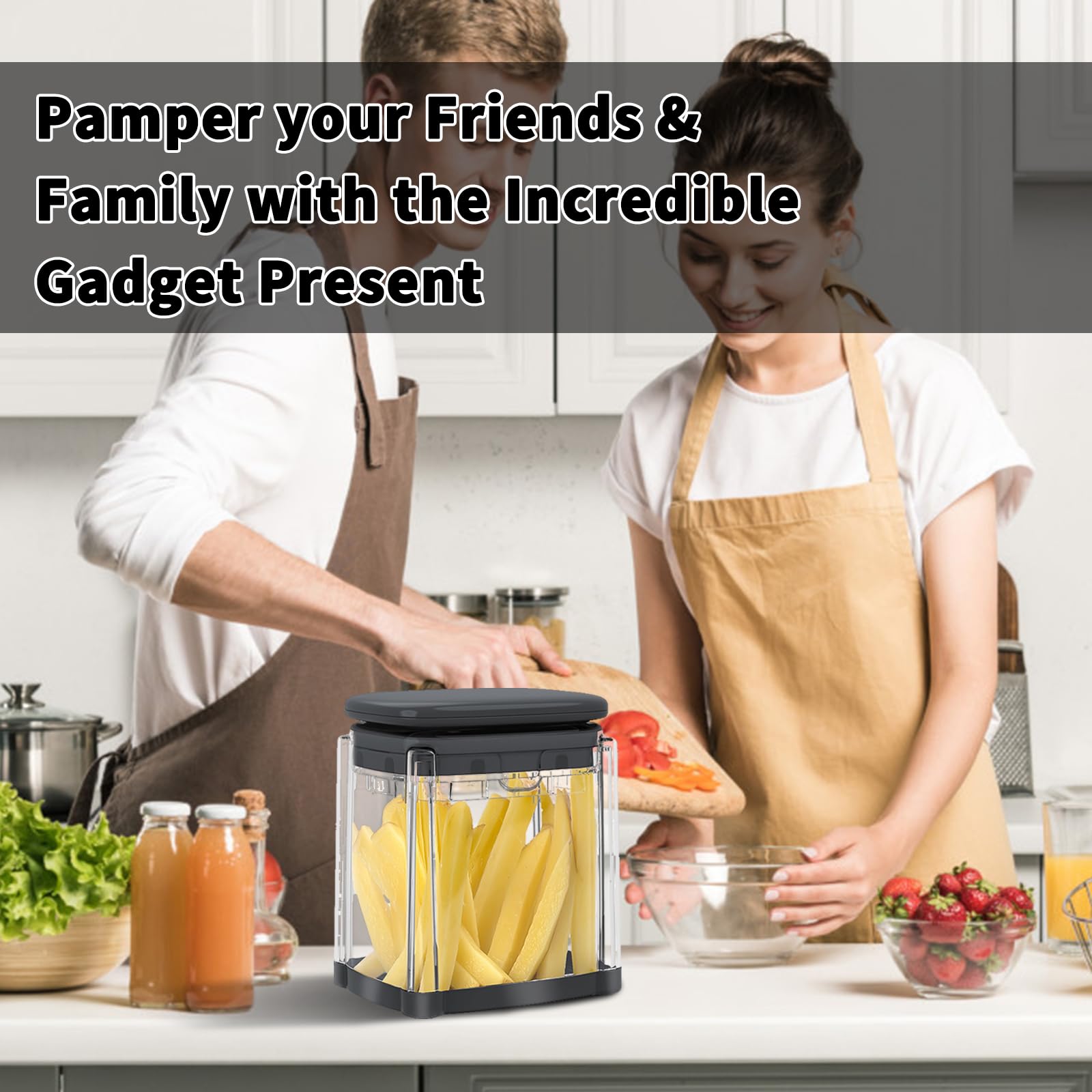 Solucky dice vegetables into even cubes for recipes