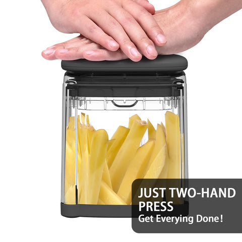 Solucky ergonomic handle press showing safe, comfortable operation