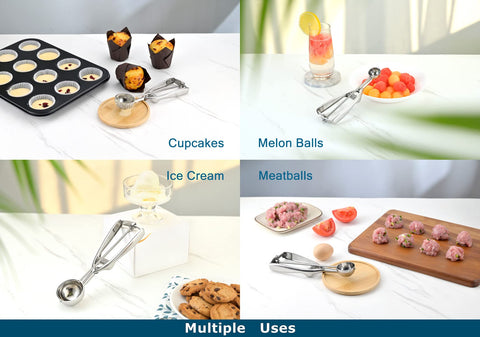 Solula ball ice image demonstrates perfect spheres for desserts.