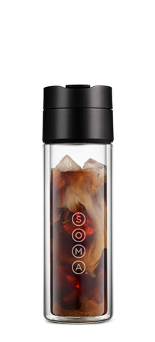 Soma versatile bottle for tea, coffee, or cold brew on the move.