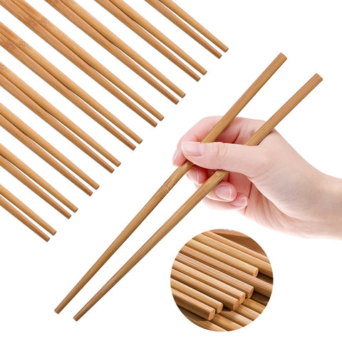 SOMOYA bamboo chopsticks pack with 10 pairs and easy grip