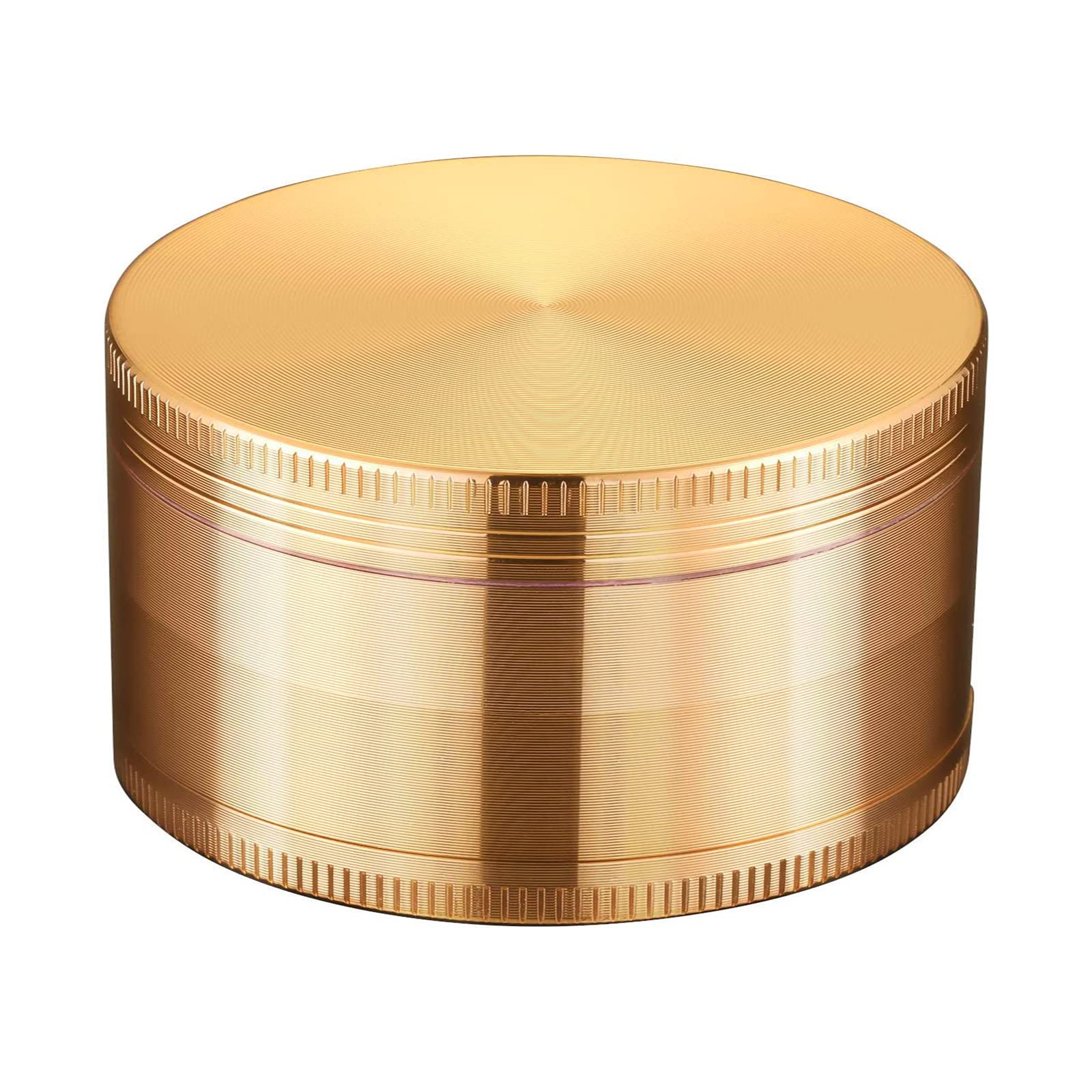 SON4SUN Spice Grinder 2.4in gold top view for easy seasoning