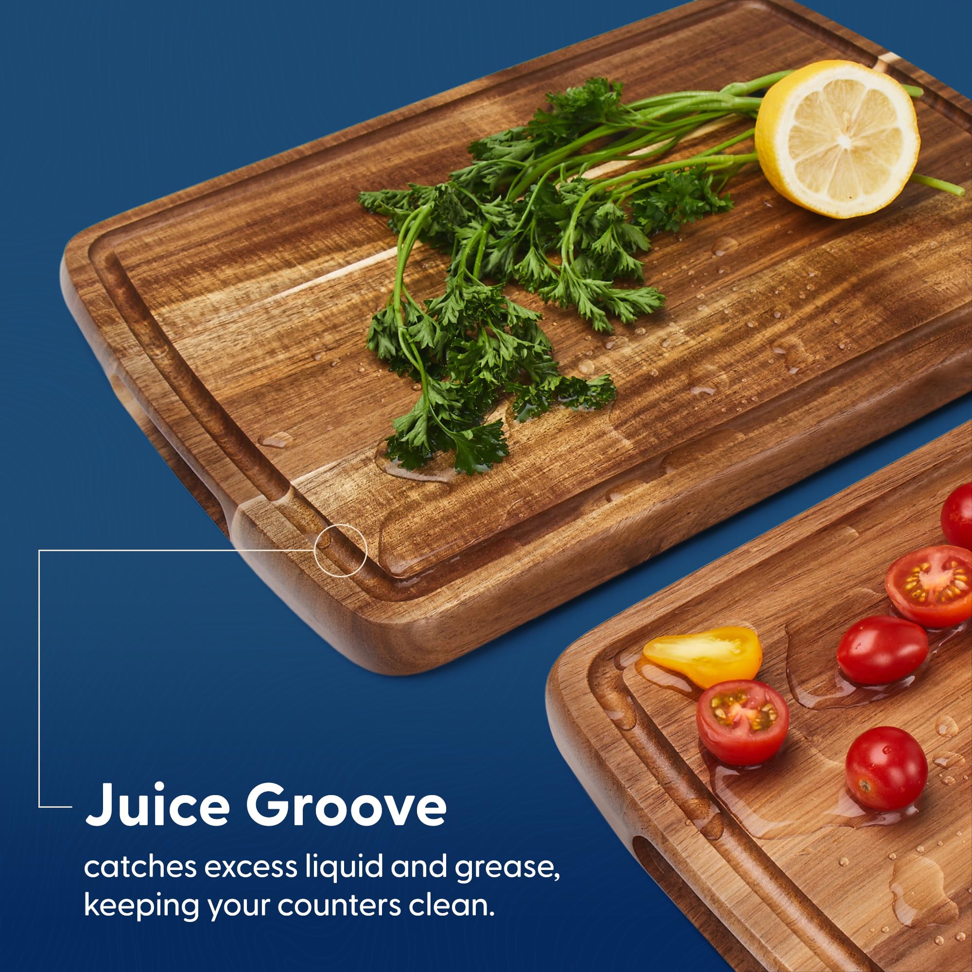Sonder Los Angeles Doheny juice-groove close-up showing mess-free prep surface