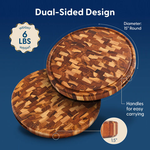 Sonder Vincent end grain close-up highlighting knife-friendly, self-healing surface.
