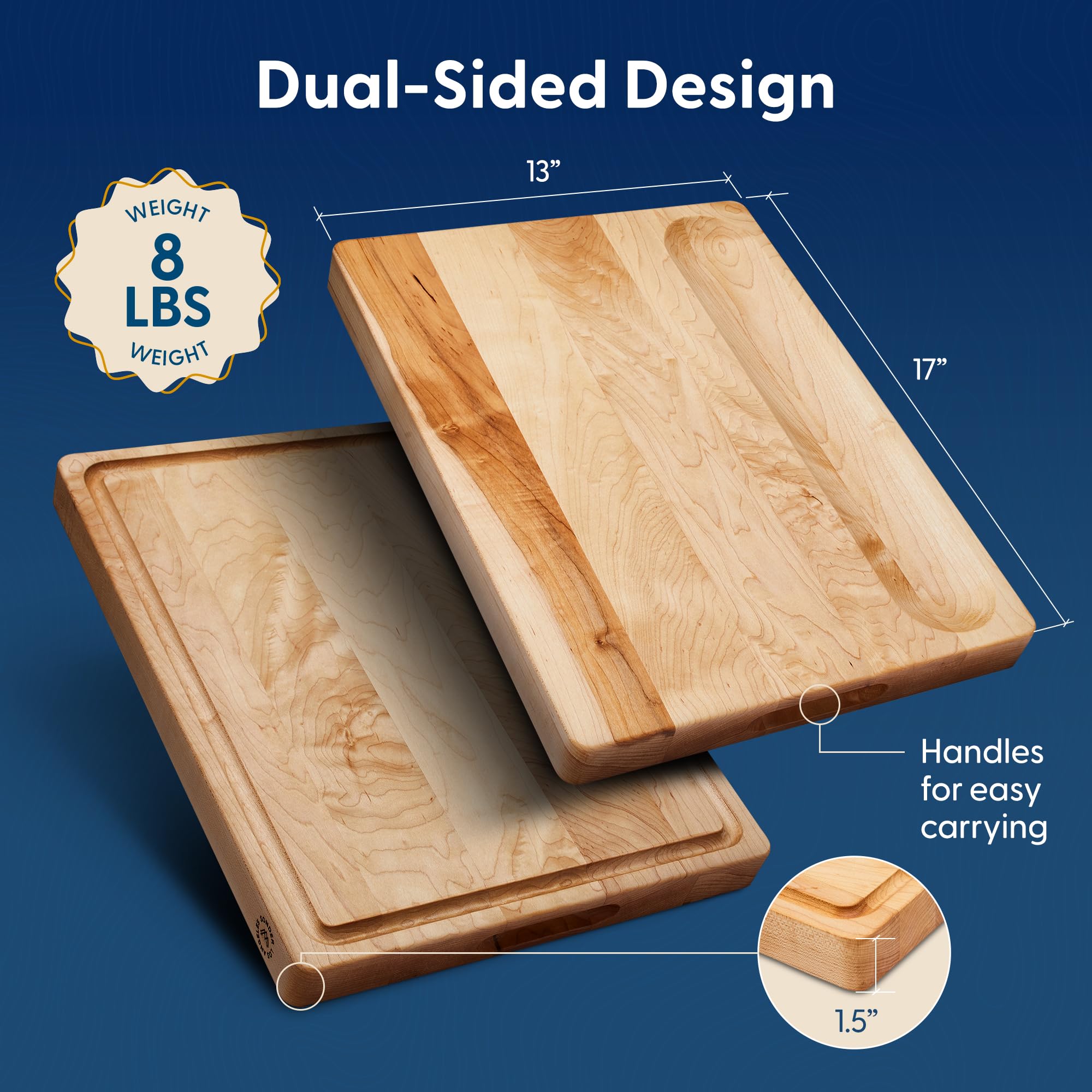 Sonder Los Angeles Winsome Maple board showing bright prep surface for daily use
