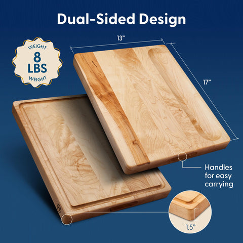 Sonder Los Angeles Winsome Maple board showing bright prep surface for daily use