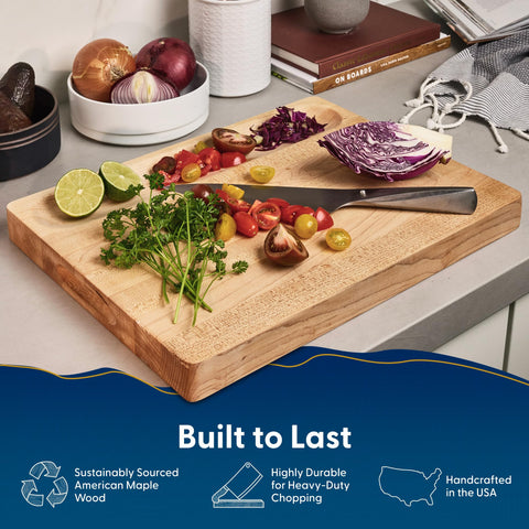 Sonder Los Angeles Winsome maple cutting board size 17x13x1.5 inches