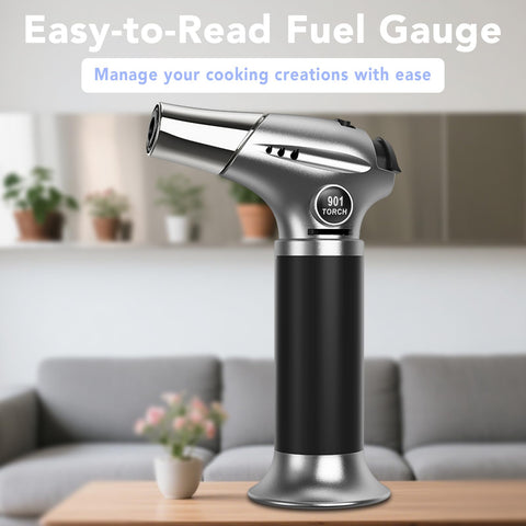 Sondiko Creme Brulee Torch refillable design for reliable flames.