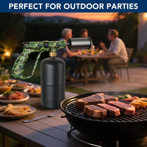Sondiko propane torch head professional-grade-power versatile kitchen and BBQ use.