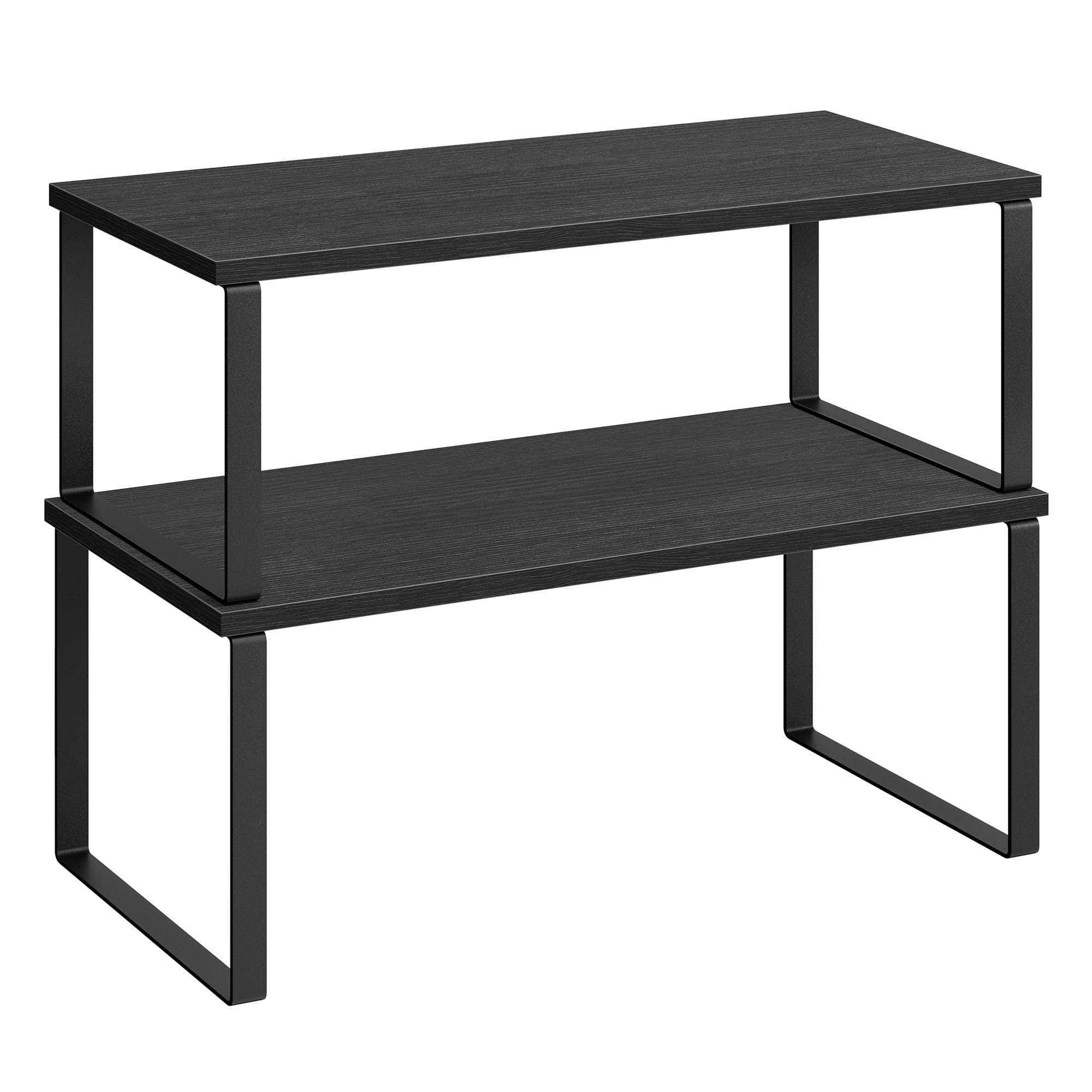 Songmics cabinet organizer set 2 on kitchen counter for easy spice access