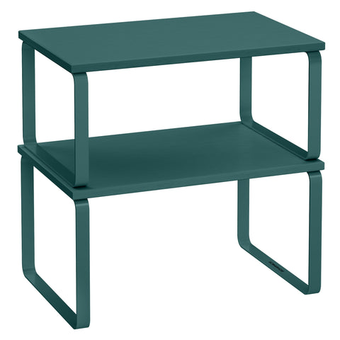 SONGMICS cabinet organizer stackable shelves for organized kitchen storage and easy access