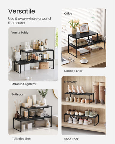 SONGMICS countertop storage system saves space on surfaces