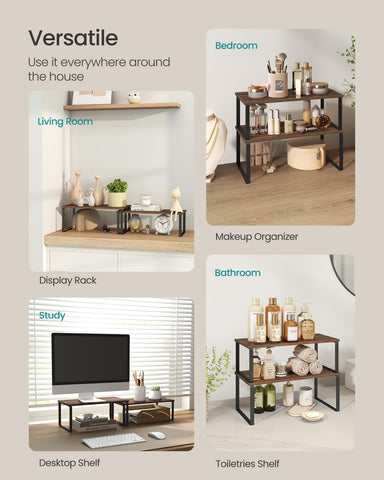 SongMics dining area setup shows elegant storage for centerpieces and decor.