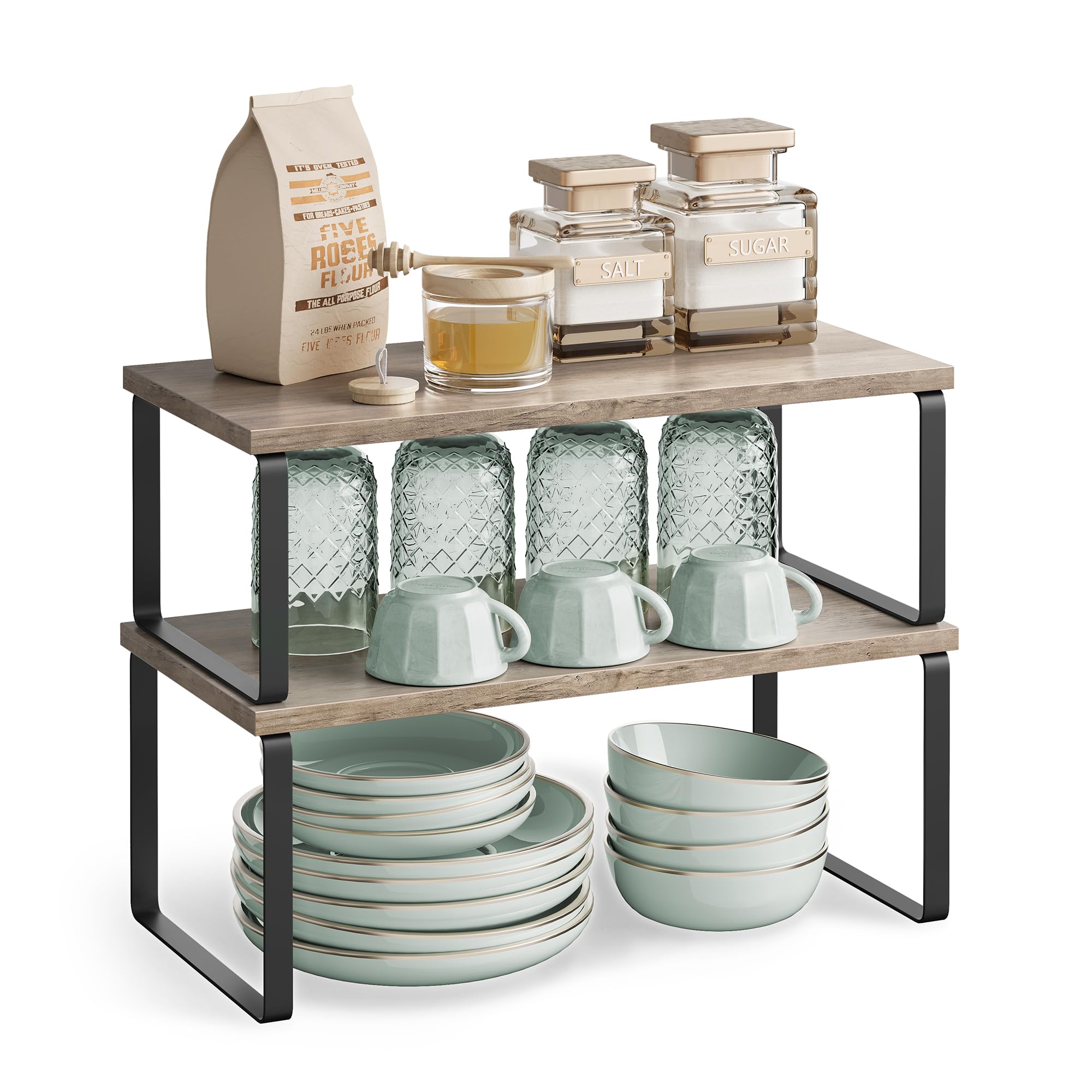 SONGMICS easy-assembly cabinet kit shown with clear instructions.